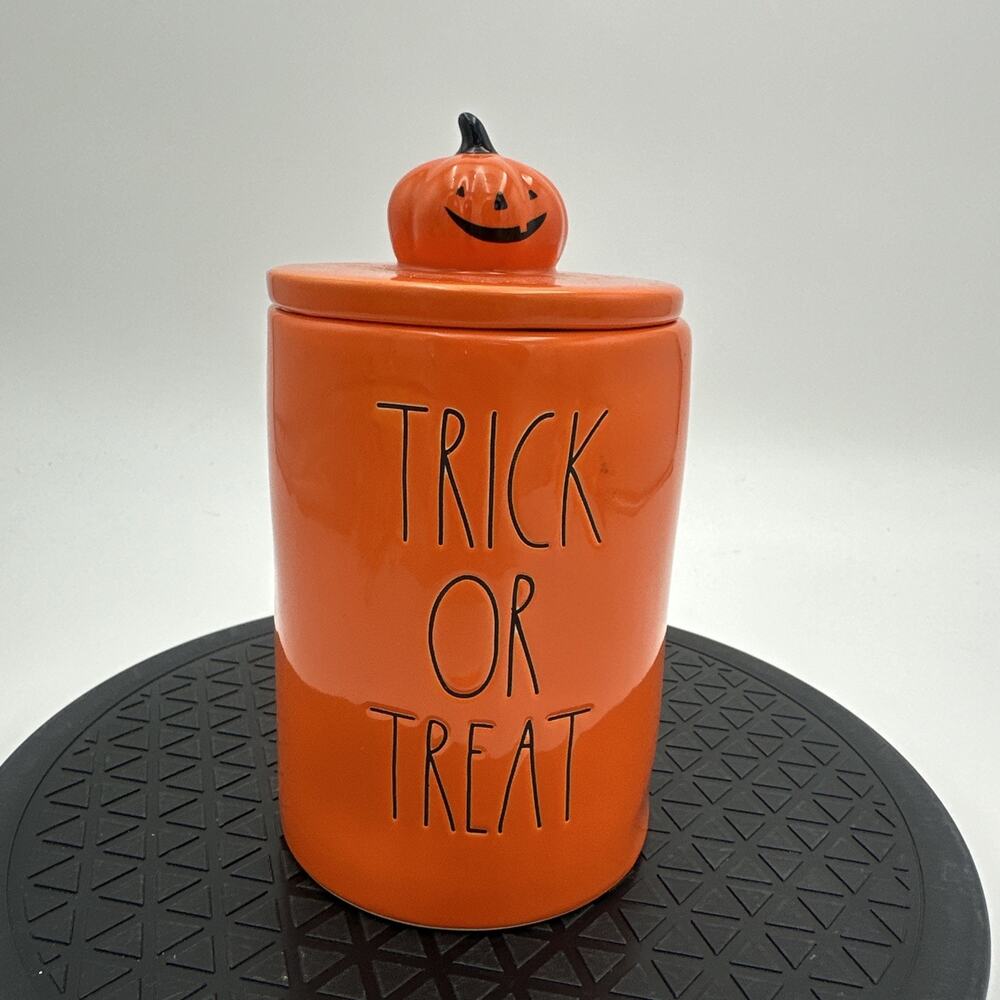 New Rae Dunn Halloween Trick Or Treat Candle Jack O Lantern PopcornPumpkin Scent